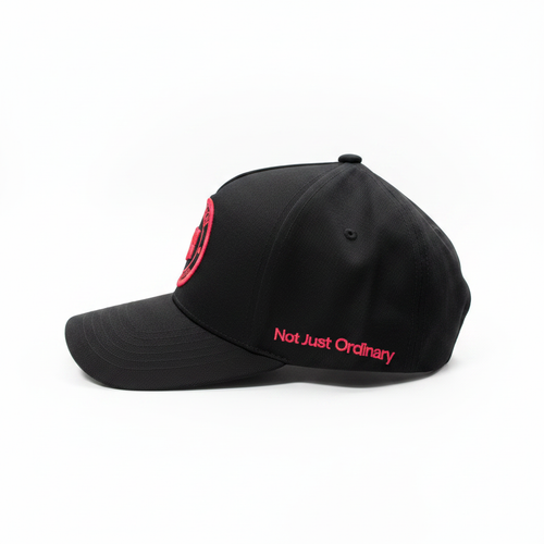 Obsession Black & Red A Frame Hat