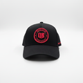 Obsession Black & Red A Frame Hat