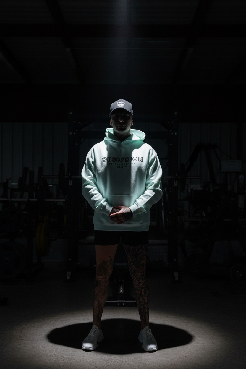 Obsession Street Apparel - Overhead Lighting Dark Gym